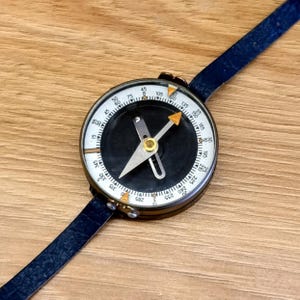 Military compass Vintage wrist compass of Adryanov Not used Made in USSR For gift