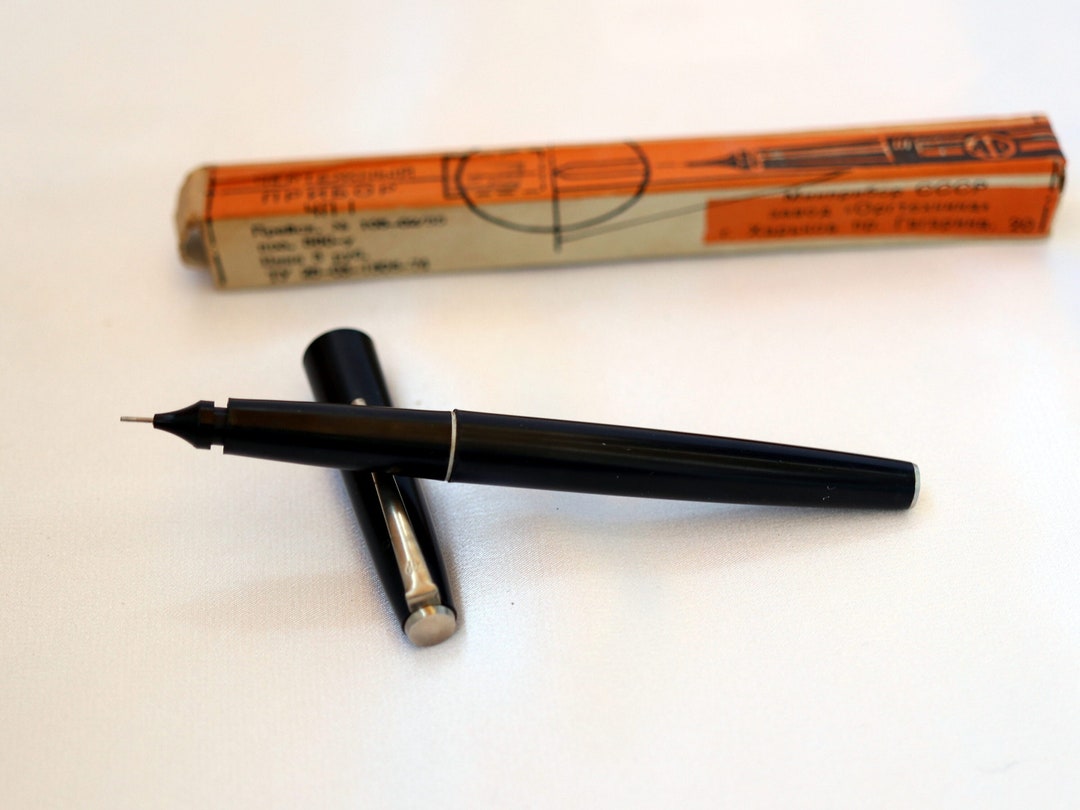 Rapidograph Vintage Technical Pen 0.5mm Fountain Pen Made in USSR 1970s Etsy