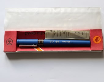 Rapidograph Isograph Technical pen Fountain pen Made in USSR Blue 1980s