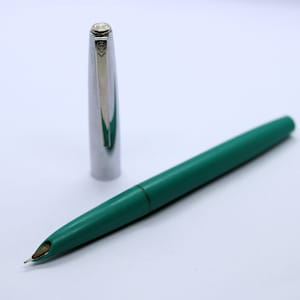 Vintage fountain pen turquoise Not used 1980s  Made in USSR by Sacco and Vanzetti