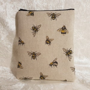 E-Book-Reader Tasche mit Reißverschluss Bienen Bild 1