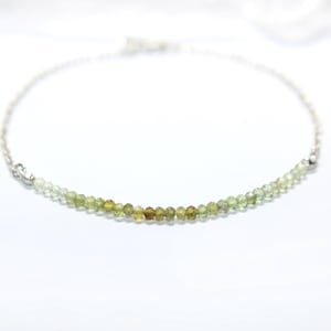 Green Tourmaline Bracelet Silver 925 green Gemstone Bracelet Tourmaline green Verdelith Jewelry wrist decor