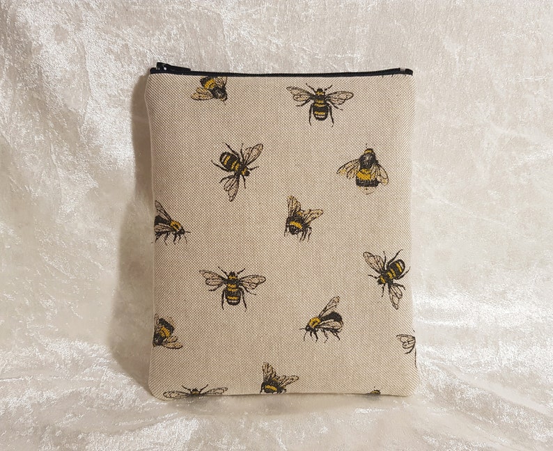 E-Book-Reader Tasche mit Reißverschluss Bienen Bild 2