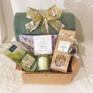 Winter Spa Geschenk Box Self Care Paket Aromatherapie Entspannung Geschenkset