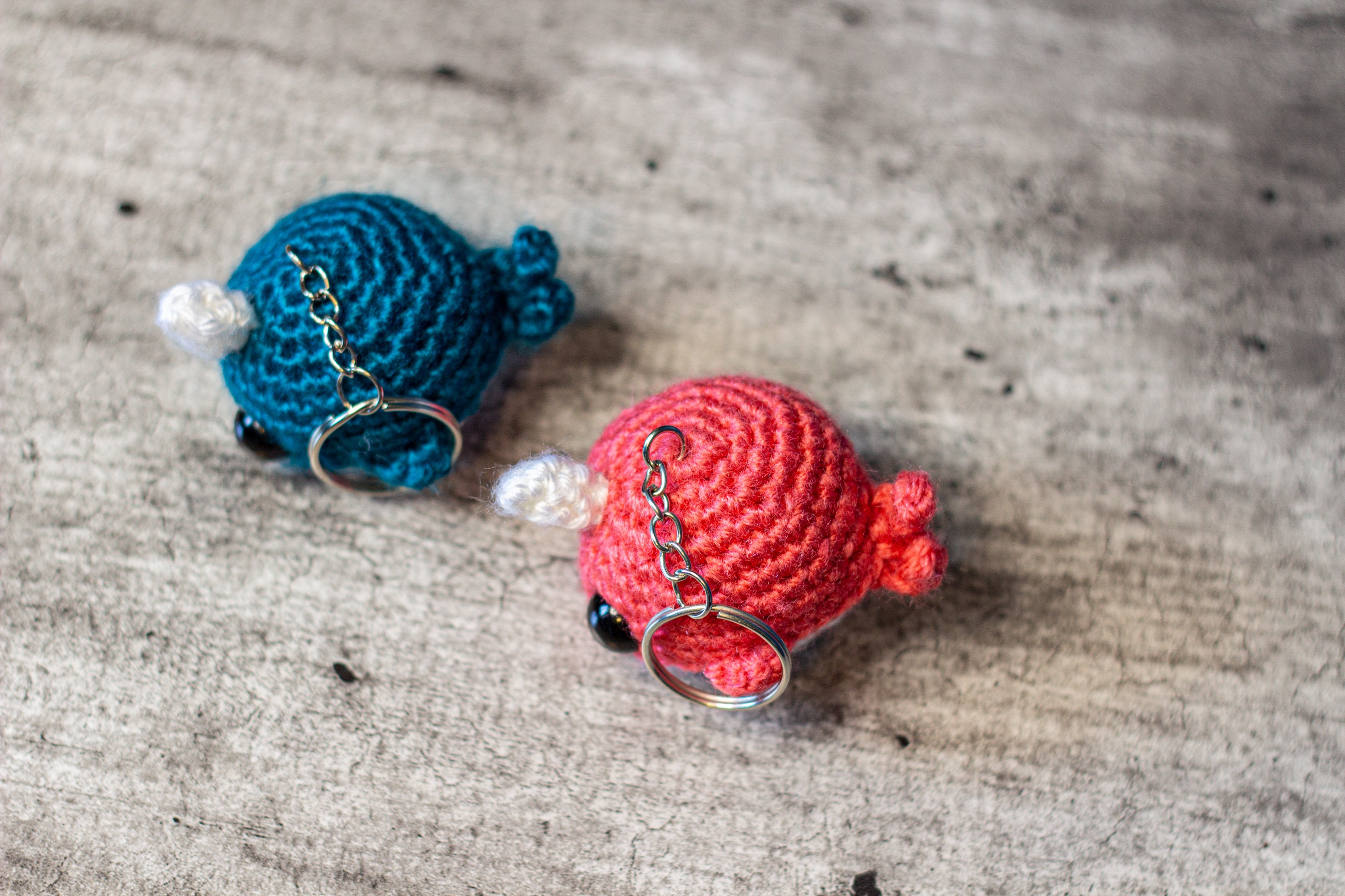 Crochet Narwhal Keychain Etsy.de