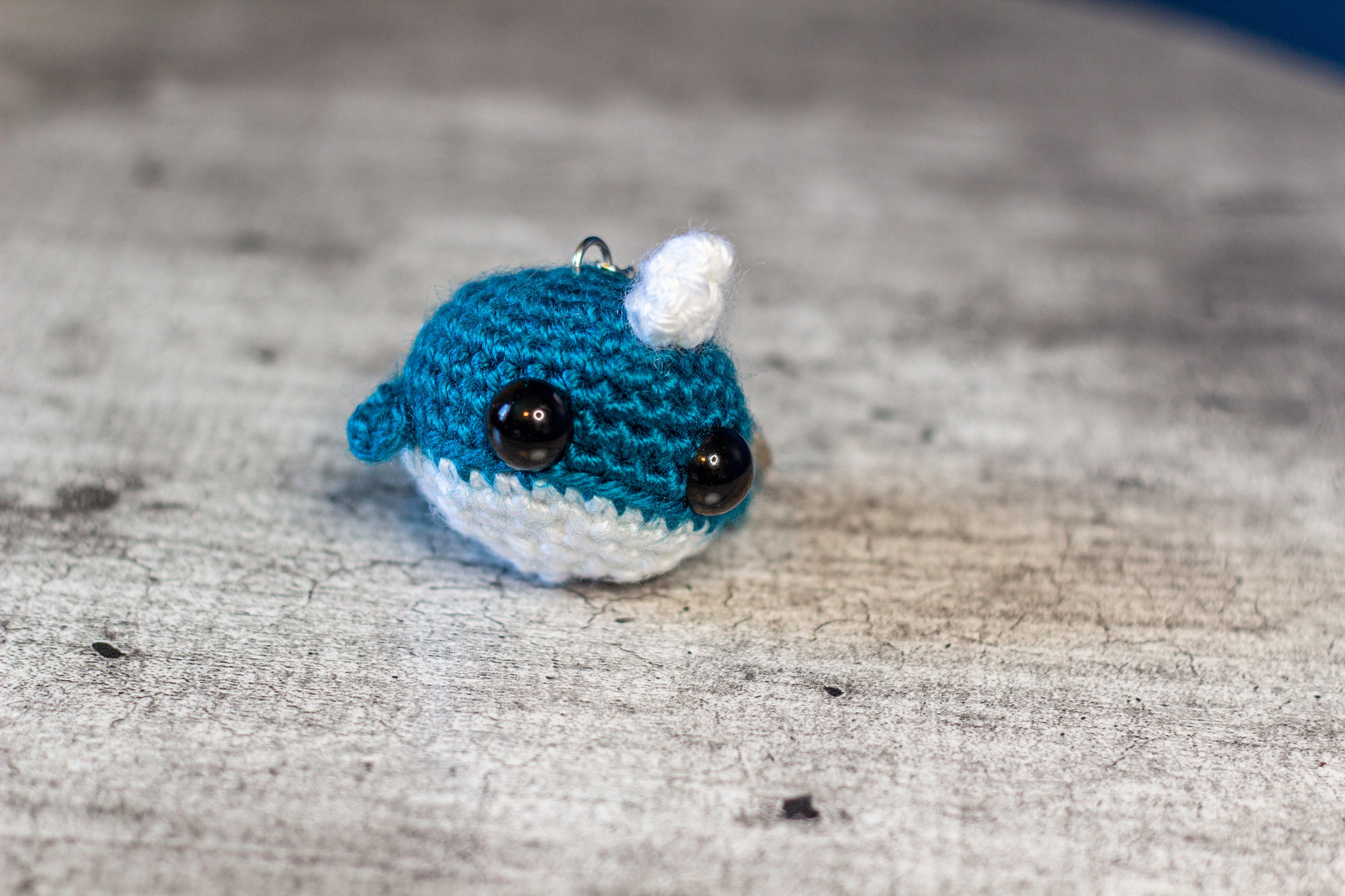 Crochet Narwhal Keychain Etsy.de