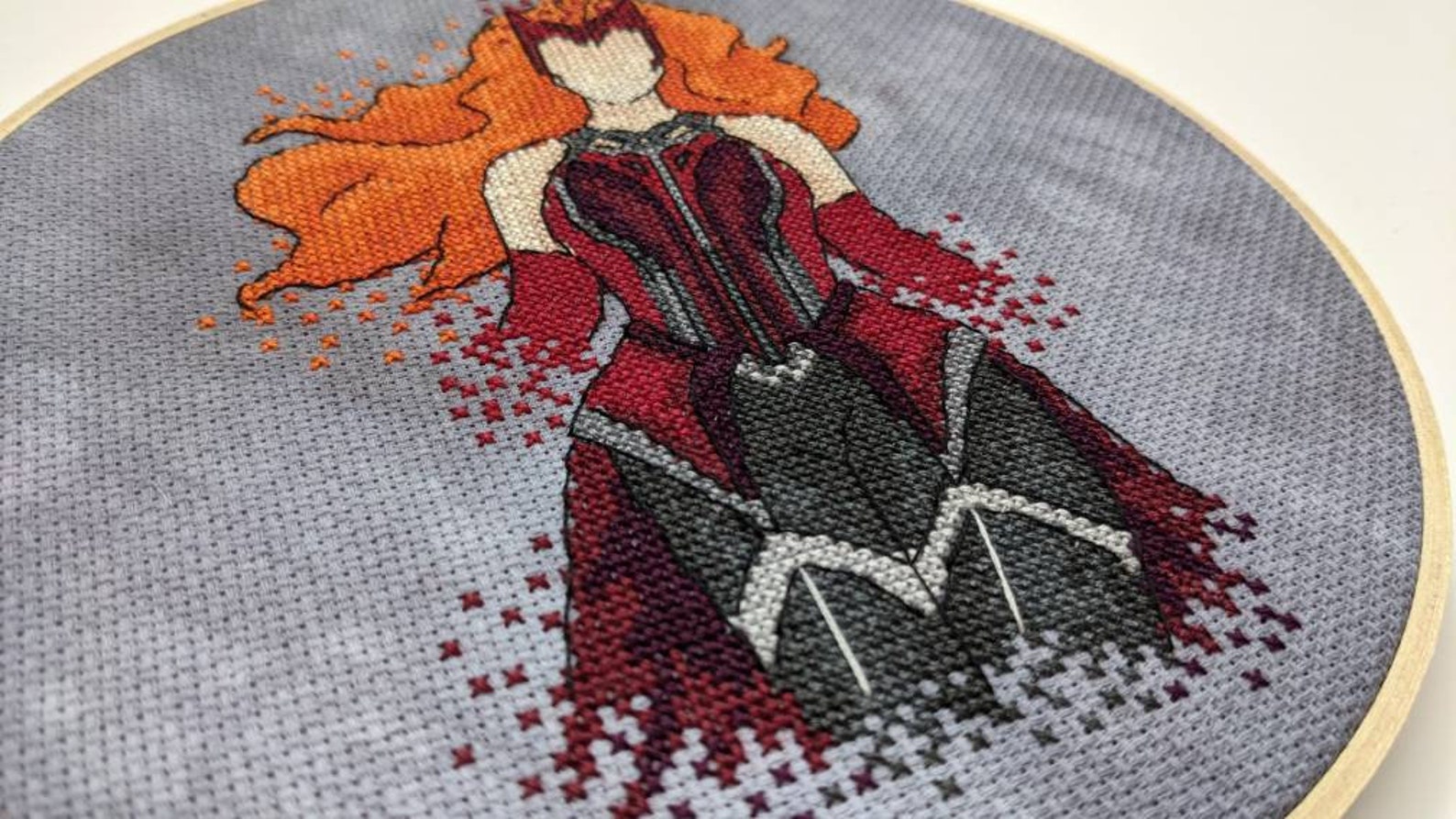 Scarlet Witch Figure Cross Stitch Pattern PDF Download Etsy