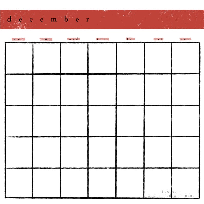 12 month printable calendar digital download printable etsy