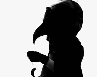 Plague Doctor Art - Plague Doctor Mask - Digital File