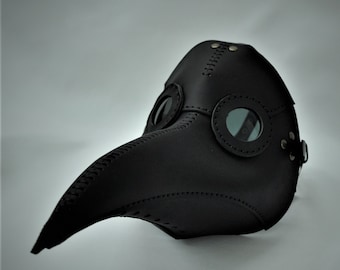Pestdoktor Maske - Pestdoktor Gesichtsmaske - Pestdoktor Kostüm - Leder Pestdoktor Maske - Cosplay Masquerade Steampunk Maske - Dr