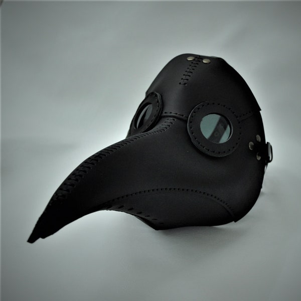 Plague Doctor Mask - Plague Doctor Face Mask - Plague Doctor Costume - Leather Plague Doctor Mask - Cosplay Masquerade Steampunk Mask - Dr