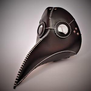 Plague Doctor Mask - Plague Doctor Face Mask - Plague Doctor Costume - Leather Plague Doctor Mask - Cosplay Masquerade Steampunk Mask - Dr