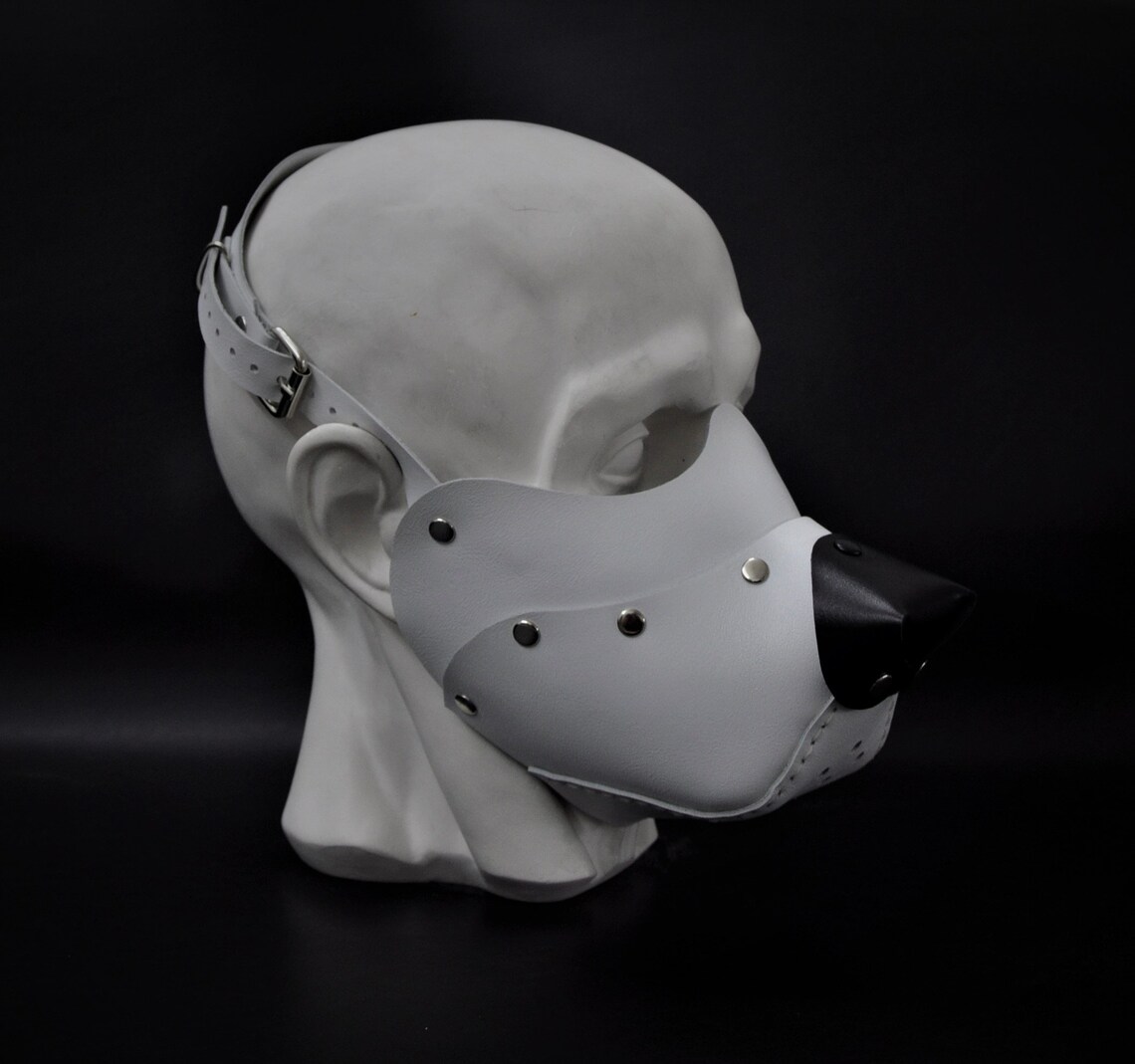 Leather Dog Mask Leather Puppy Mask Puppy Mask Kink Etsy