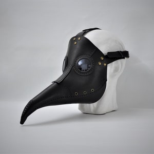 Plague Doctor Mask - Plague Doctor Face Mask - Plague Doctor Costume - Leather Plague Doctor Mask - Cosplay Masquerade Handmade Mask - Dr