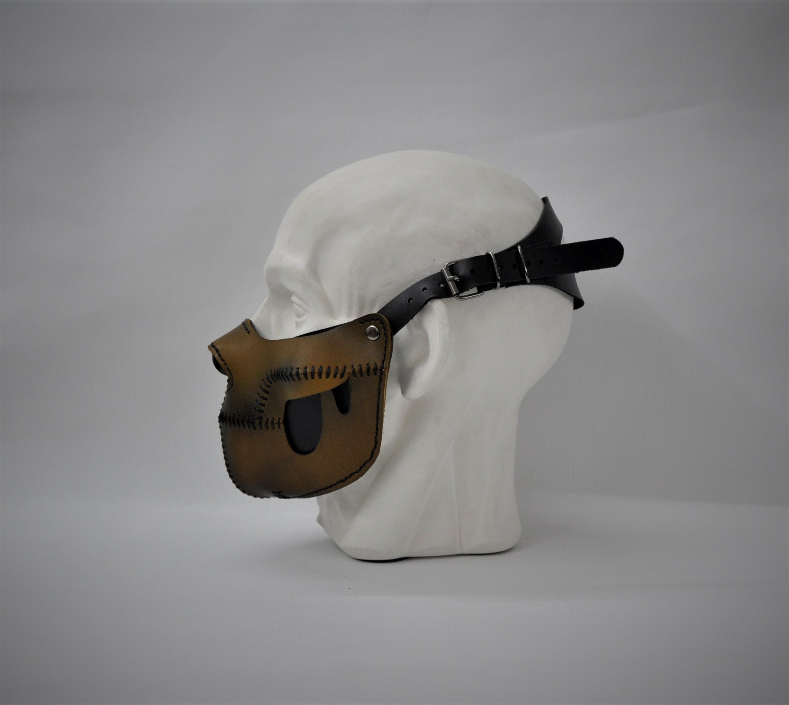 Leather Skull Mask Skull Leather Mask Skull Face Mask | Etsy