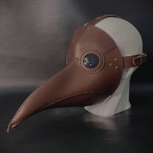 Plague Doctor Mask - Plague Doctor Face Mask - Plague Doctor Costume - Leather Plague Doctor Mask - Cosplay Masquerade Steampunk Mask - Dr