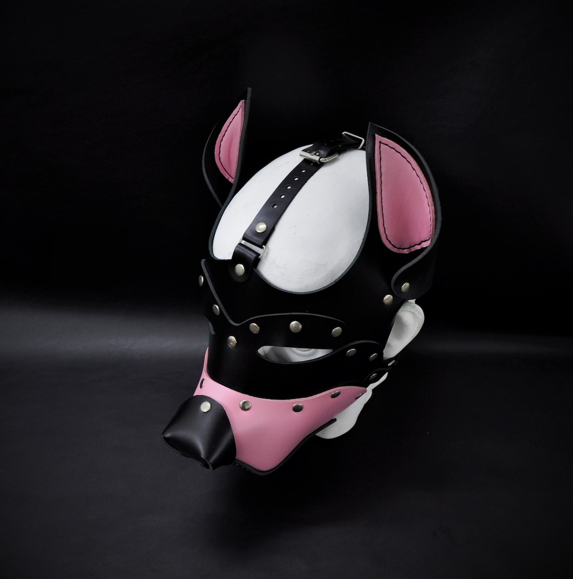 Leather Dog Mask Leather Puppy Mask Puppy Mask Kink Pup Etsy
