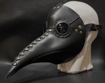 Máscara de Doctor de la Peste - Disfraz de Doctor de la Peste - Máscara Facial de Doctor de la Peste - Máscara de Cuero de Doctor de la Peste - Máscara Steampunk de Cosplay - Dr.