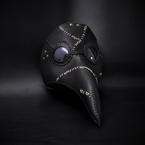 Plague Doctor Mask - Plague Doctor Costume - Plague Doctor Face Mask - Plague Doctor Mask with Scars - Cosplay Masquerade Steampunk Mask Dr