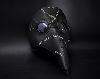 Plague Doctor Mask - Plague Doctor Costume - Plague Doctor Face Mask - Plague Doctor Mask with Scars - Cosplay Masquerade Steampunk Mask Dr