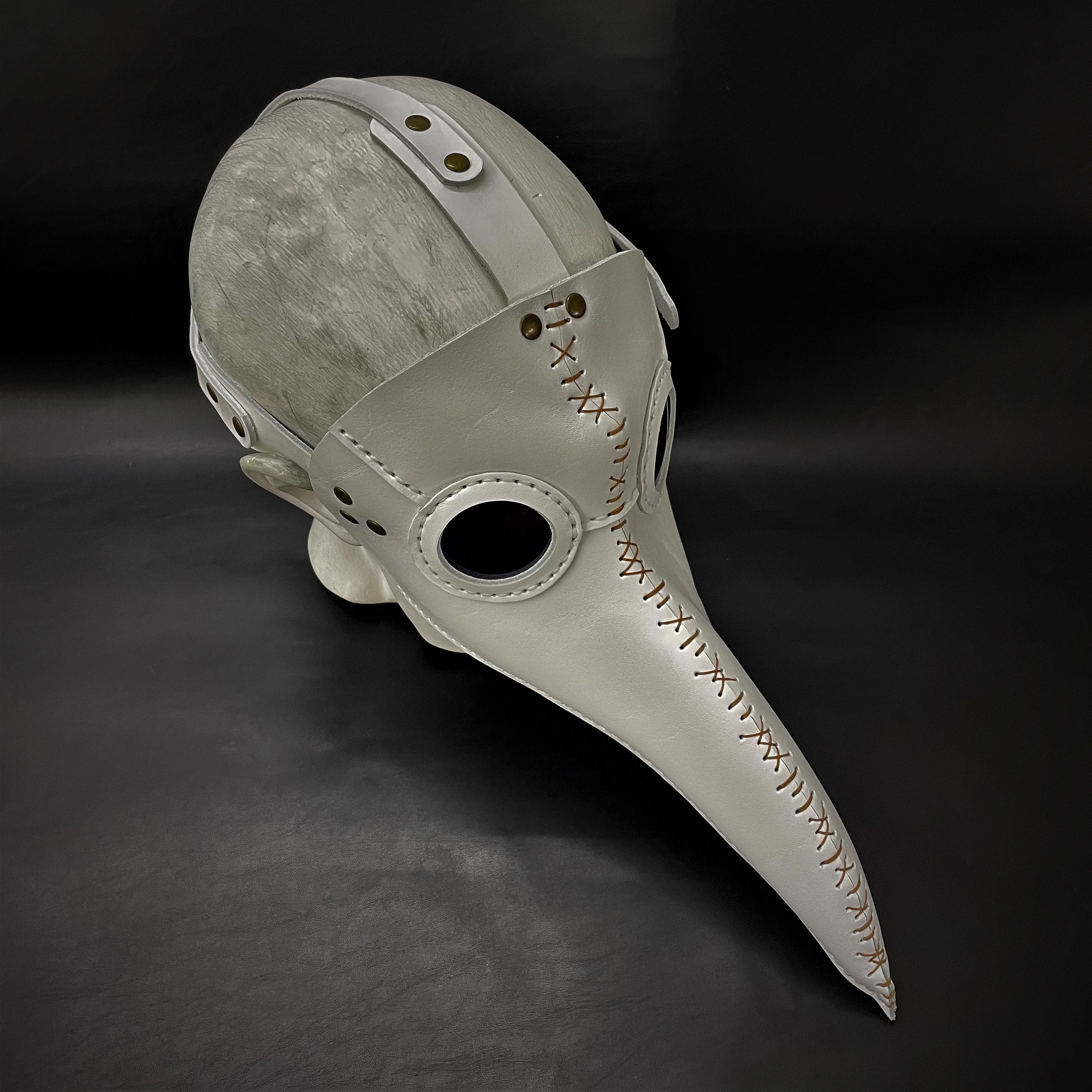 Pestdoktor Maske - Pestdoktor Kostüm - Pestdoktor Gesichtsmaske - Pestdoktor Maske mit Narbe - Cosplay Masquerade Steampunk Maske Dr