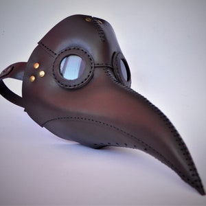 Plague Doctor Mask - Plague Doctor Face Mask - Plague Doctor Costume - Leather Plague Doctor Mask - Cosplay Masquerade Steampunk Mask - Dr