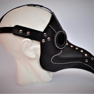 Plague Doctor Mask - Plague Doctor Face Mask - Plague Doctor Costume - Leather Plague Doctor Mask - Cosplay Burning Man Steampunk Mask - Dr