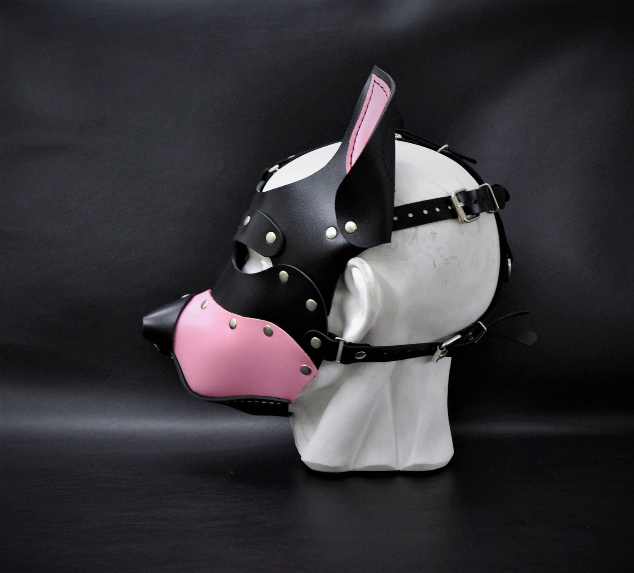 Leather Dog Mask Leather Puppy Mask Puppy Mask Kink Pup Etsy