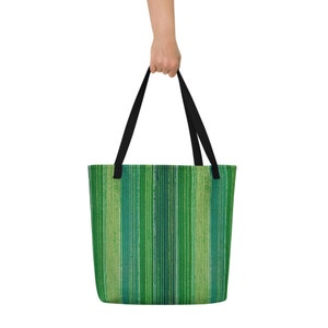 Retro Japanische Print Tasche mit Riemen