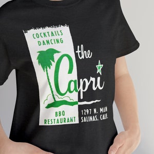 Retro Capri Cocktail Lounge Tee - Mid Century Modern Unisex Bella+Canvas