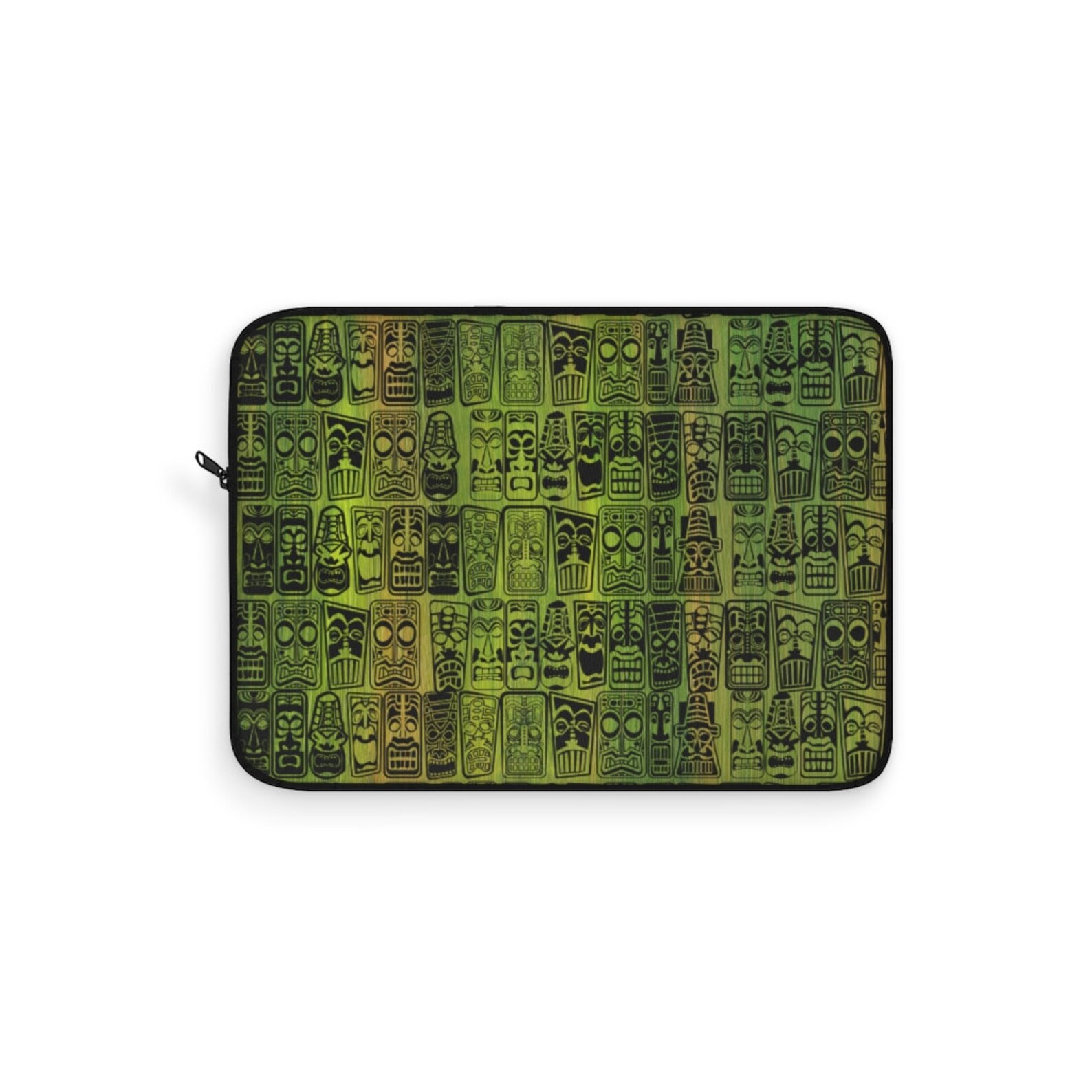 Tiki Notebook Retro Tiki Mid Century Modern Laptop Sleeve in Green, Macbook,pc - Etsy