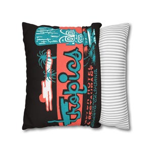 Taie d'oreiller MCM vintage Tiki Tropics Motel Restaurant vintage image 18