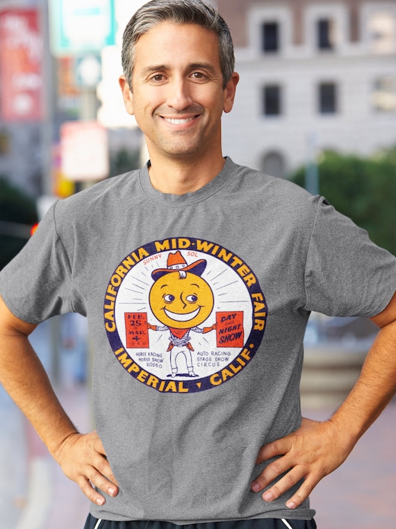 Retro Travel Bella+Canvas Short Sleeve Tee 1950s Mid Century California Mid Winter Fair Unisex Jersey