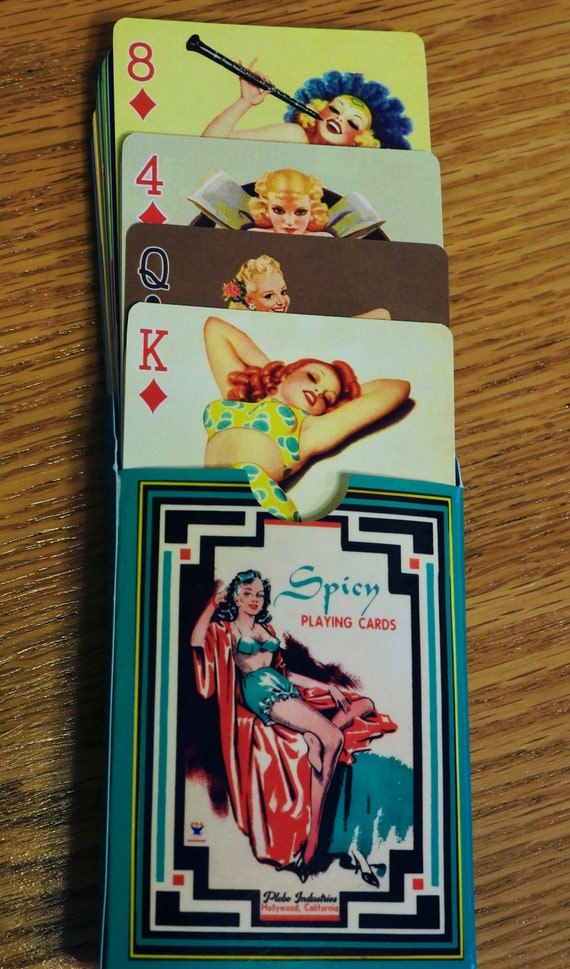 PIN UP GIRLS Playing Cards (poker Deck 54 Cards All