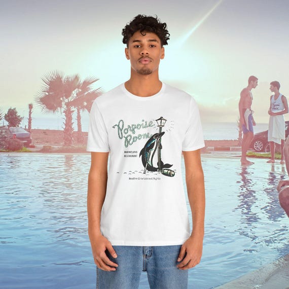 Porpoise Room T-Shirt: Retro Marineland Bar, Mid-Century Modern Tee