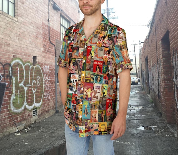 Pulp Fiction Hawaiian Shirt: Retro Film Noir Aloha Top