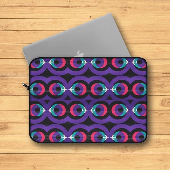 Retro Jet Travel Mid Century Modern Laptop Sleeve