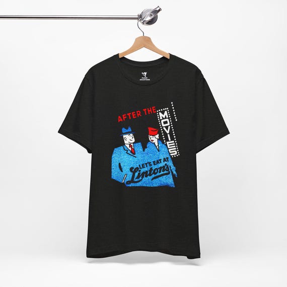 Vintage Lintons Restaurant Retro Tee, Classic Bella Canvas Unisex Jersey Shirt, 24hr Diner 50s Artwork, Travel Graphic Tshirt, Long Gone