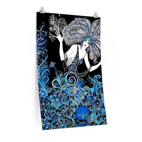 Retro Art Nouveau Aubrey Beardsley Poster Art / High Quality Poster Print / multiple sizes /  Print #2
