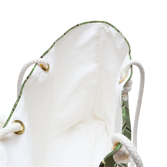 Retro Green Shima-shima Weekender Bag: Japanese Style Travel Tote