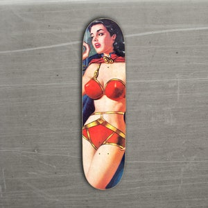 Science Fiction Space Comic Book Super Hero Skateboard Deck