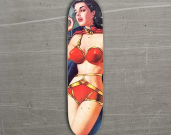 Science Fiction Space Comic Book Super Hero Skateboard Deck