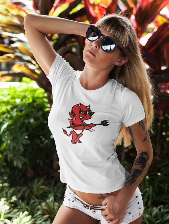 Lil Devil Heavy Cotton Tee Tattoo inspried Unisex