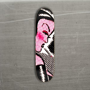 Retro Bondage Mistress Skateboard Deck