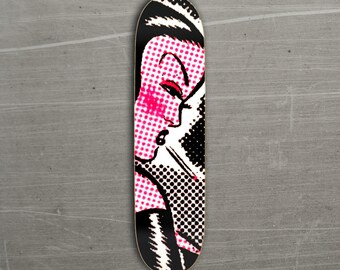 Retro Bondage Mistress Skateboard Deck