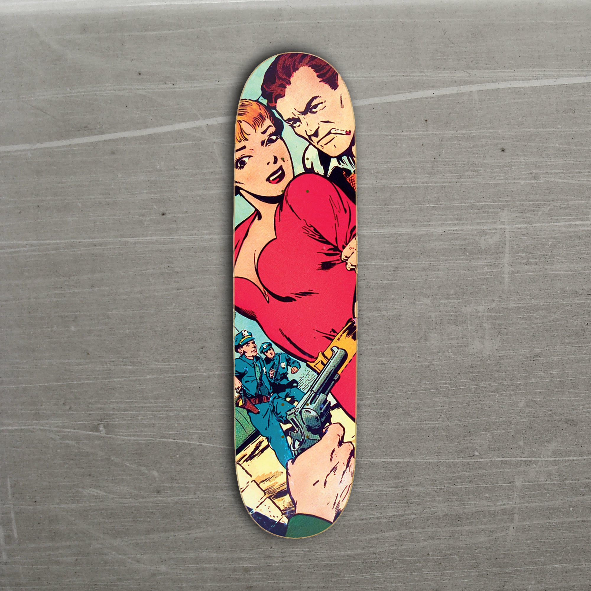 Skateboard Deck Monogram Red - US