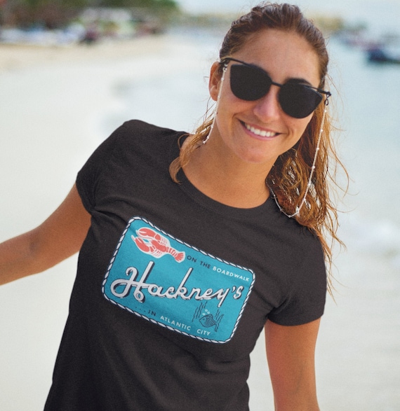 Hackney's Seafood Atlantic City New Jersey, Unisex Heavy Cotton Tee Shirt, Long gone Boardwalk