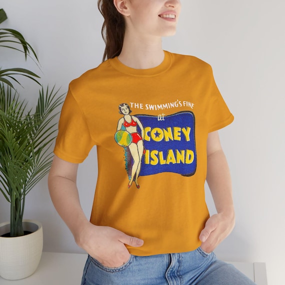 Retro Coney Island Tee: Mid-Century Modern Graphic T-Shirt