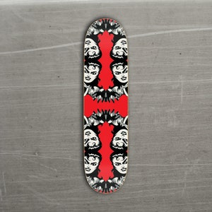 Retro Evil Smile Skateboard Deck