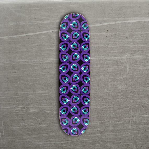 Retro 50s Mid Century abstract JET AGE Pattern Skateboard Deck